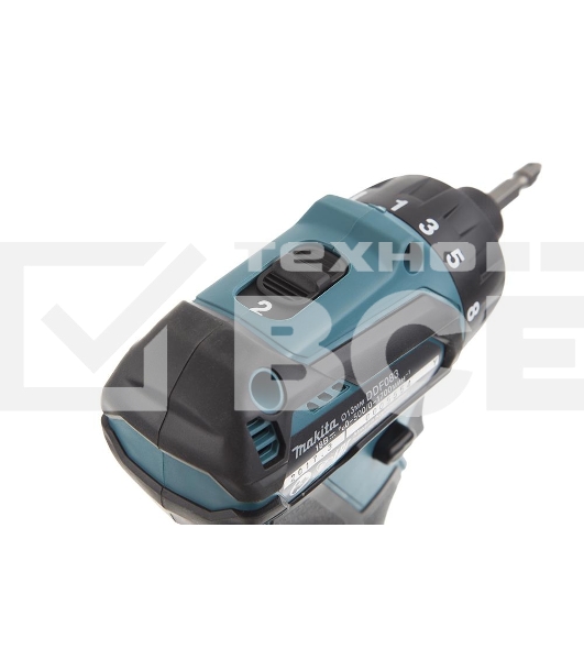 Шуруповерт Makita DDF083Z 185150 б\щет 18в li-ion 0-500\1700об\м 6-ти гр 1\4'' 40\23нм б\акк и з\у