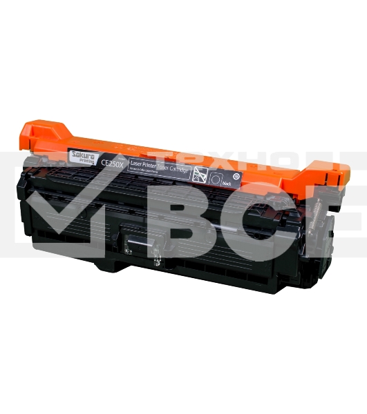 Картридж лазерный Sakura CE250X для HPColor LaserJet CM3530MFP/CM3530fsMFP/CP3525/CP3525n/CP3525dn/CP3525x, черный,10000 к.