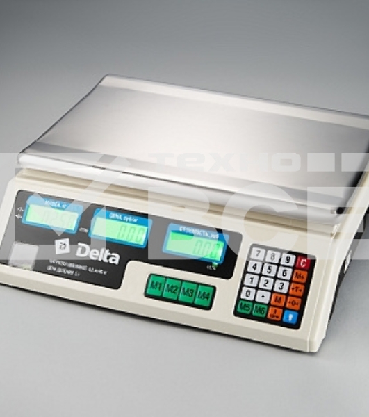 Весы торговые Delta ТВН-40 до 40кг/5г