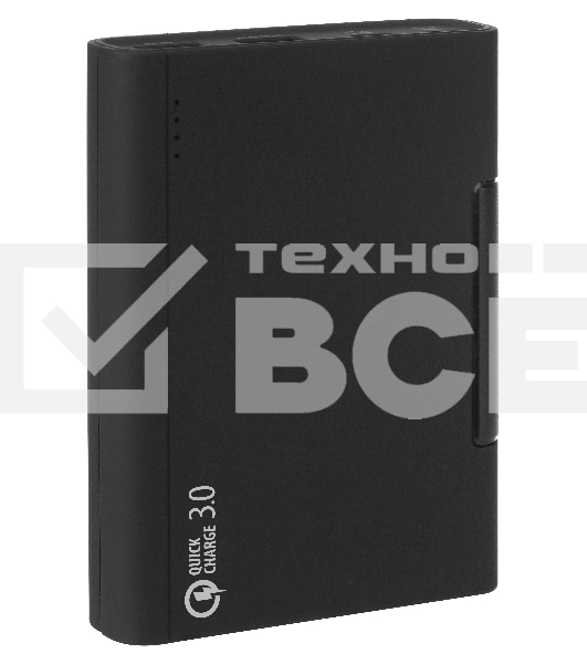 Портативное зарядное устройство Qumo PowerAid 10400 QC/PD, 10400  мА-ч QC 3.0&2.0/BC1.2/MTKPE 1&2/PD черный