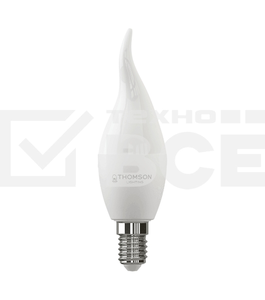 Лампа светодиодная Hiper THOMSON LED TAIL CANDLE 8W 640Lm E14 3000K TH-B2027