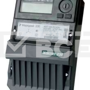 Счетчик 'Меркурий' 230 ART-01 PQRSIN 3ф 5-60А 1.0/2.0 класс точн.; многотариф. RS485 ЖКИ Моск. вр. Инкотекс М0000051910
