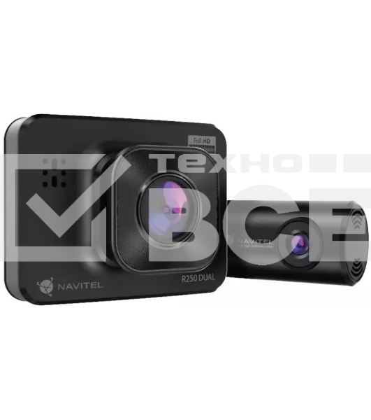 Видеорегистратор Navitel R250 DUAL DVR черный 1Mpix 1080x1920 1080p 140гр. AC5401