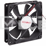 Вентилятор для корпуса Rexant RX 12025MS 24VDC черный, 120 мм, 2200 об/мин, 35 дБ, 2 pin, фото 1