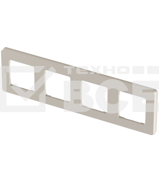 Рамка 4 поста шампань Inspiria