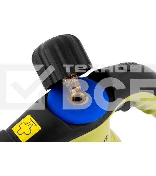 Пароочиститель ручной Kitfort KT-950 1000Вт черный/желтый