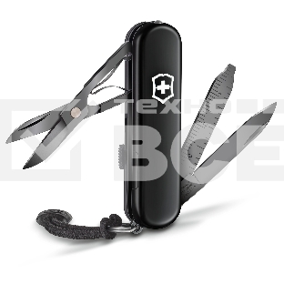 Нож перочинный Victorinox Signature Lite Onyx Black (0.6226.31P) 58мм 8 функций черный подар.коробка