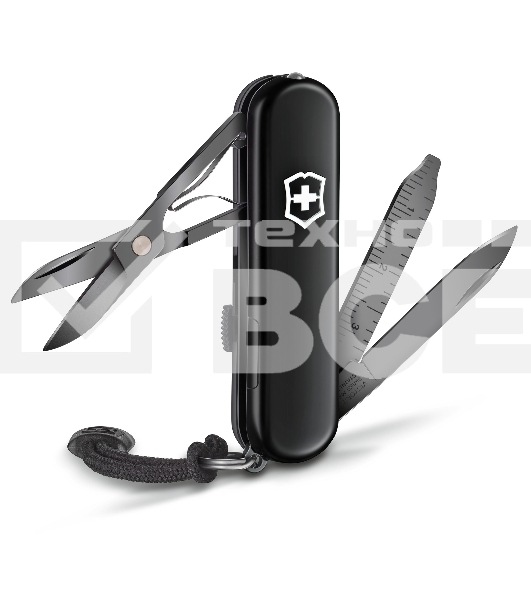 Нож перочинный Victorinox Signature Lite Onyx Black (0.6226.31P) 58мм 8 функций черный подар.коробка