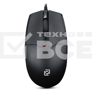 Мышь проводная Oklick 147M черный, 1600 dpi, PS/2, кнопки - 3