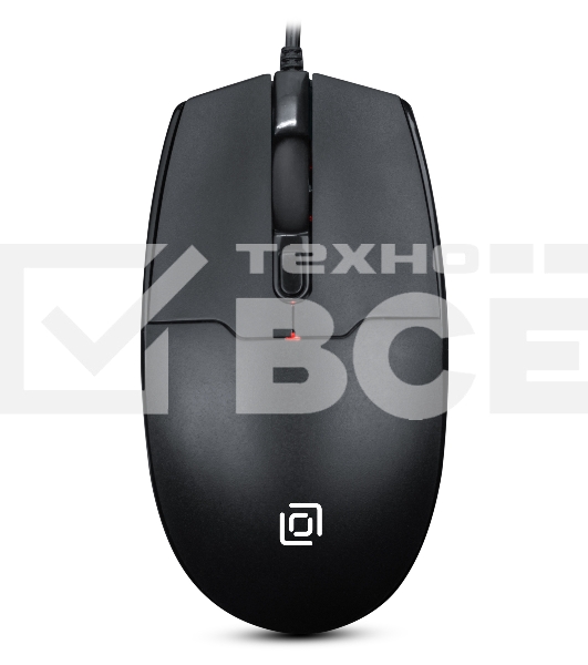 Мышь проводная Oklick 147M черный, 1600 dpi, PS/2, кнопки - 3