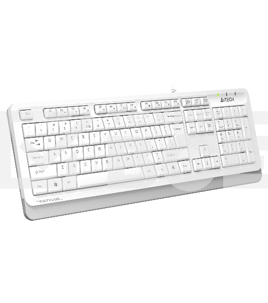 Клавиатура A4Tech Fstyler FKS10 проводная, USB, белый/серый