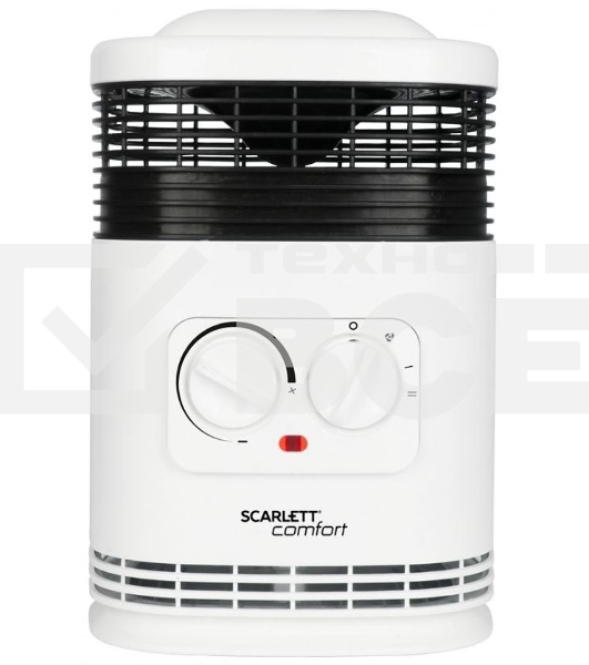 Тепловентилятор Scarlett SC-FH1.513MC, белый, 1500 Вт, 20 м2, термостат