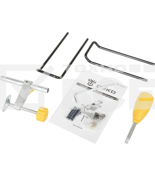 Торцовочная пила Deko DKMS2200-255 Laser 2200Вт 4500об/мин d=255мм