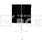 Экран 150x150см TriScreen 1:1 напольный рулонный белый84' Matt White (MW), черный корпус, фото3