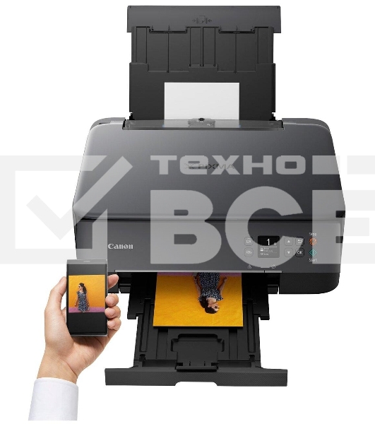 МФУ струйный Canon Pixma TS5340 (3773C107), A4, цветное, печ. 13 стр/мин (ч/б) 6.8 стр/мин (цвет), 4800x1200 dpi (принтер) 2400x1200 dpi (сканер), USB; Wi-Fi