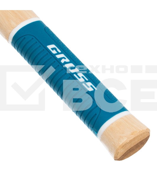 Молоток-гвоздодер GROSS 200 г угол 45 магнит обрезиненная рукоятка AMERICAN HICKORY 10414