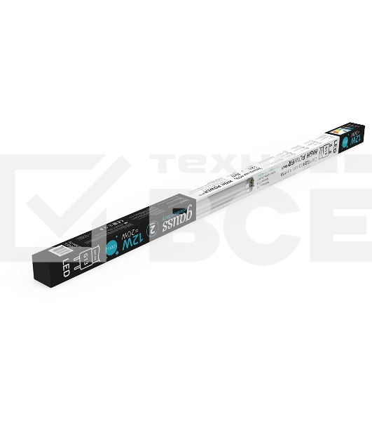 Лампа светодиодная Elementary T8 12Вт 4000К G13 1000лм 600мм стекло Gauss 93022