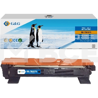 Картридж лазерный G&G, аналог Brother TN-1075 1k