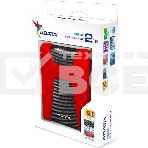 Внешний жесткий диск AData USB 3.1 2Tb AHD650-2TU31-CRD HD650 DashDrive Durable 2.5