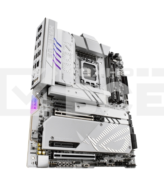 Материнская плата ASUS ROG MAXIMUS Z890 APEX, LGA 1851, Intel Z890, 2xDDR5, 4xSATA, 4xM.2, 1xPCIe 5.0 x16, 1xPCIe 5.0 x8, 2xUSB-C Thunderbolt 4, 1xUSB-C 20Gbps, 4xUSB-A 10Gbps, 4xUSB-A 5Gbps, 1x 5Gb LAN, 2x3.5 мм, 7.1, ATX