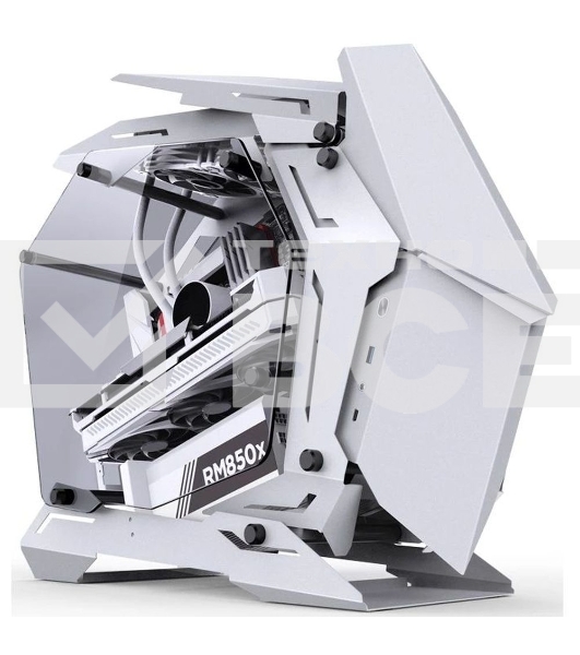 Компьютерный корпус JONSBO MOD-3 Mini White без БП, боковые панели из закаленного стекла, mini-ITX, micro-ATX, белый