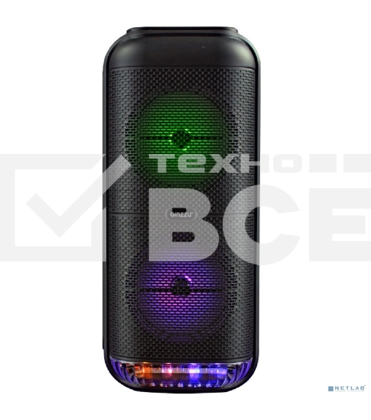 Акустическая система Ginzzu GM-235, Midi, BT/USB/TF/FM/MIC