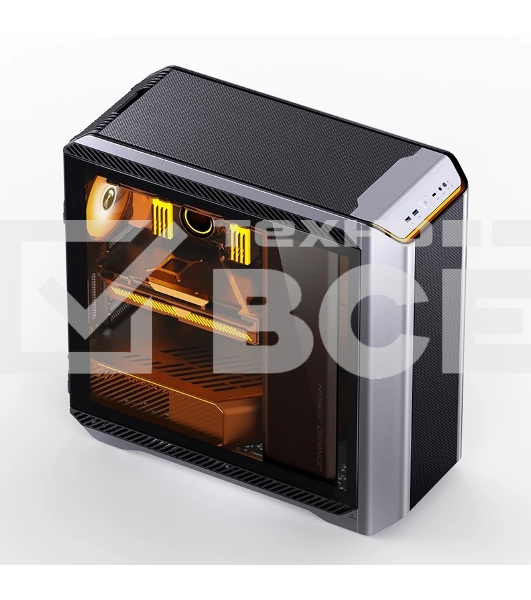 Корпус без блока питания Case JONSBO D500, Full-Tower, TG, 3x140mm ARGB, 2xUSB-A 3.2 + 1xUSB-C 3.2, E-ATX, ATX, mATX, mITX Silver