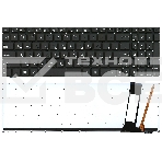 Клавиатура для ноутбука Asus N56 N56V черная с белой подсветкой, фото 1
