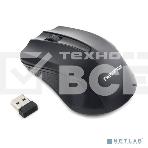 Мышь беспроводная Гарнизон GMW-430 черный, 1200 dpi, радиоканал, USB, кнопки - 3, фото3