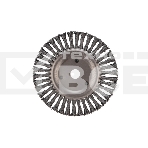 Щетка дисковая для УШМ Kranz крученая стальная проволока, 200мм, отв. 22,23мм, фото 1