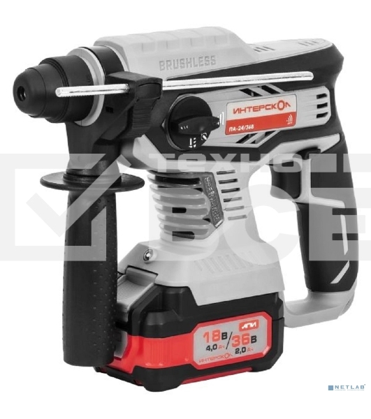 Перфоратор Интерскол ПА-24/36В патрон:SDS-plus уд.:2.2Дж аккум. (кейс в комплекте)
