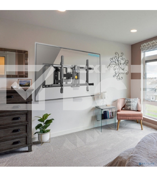 Кронштейн Kromax ATLANTIS-85 черный, Кр. стал. настенный для TV 32