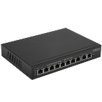 Коммутатор PoE Osnovo SW-20820(120W), 8 x FE с поддержкой PoE (IEEE 802.3af/at), 2 x GE, до 30W на порт, суммарно до 115W, фото3