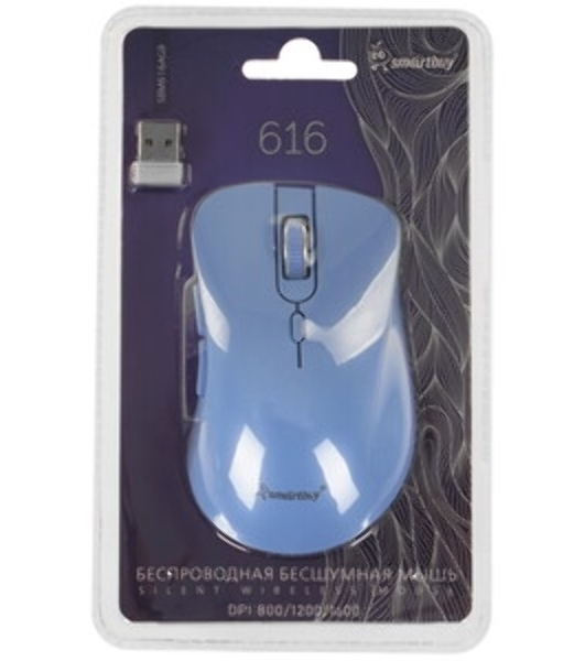Мышь беспроводная Smartbuy (SBM616AGB) 616AG голубой