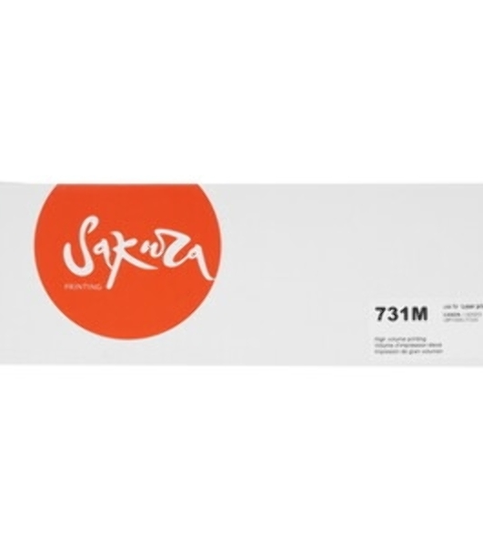 Картридж лазерный Sakura 731M для Canon i-sensys LBP7100C/7110C, пурпурный, 1 500 к.