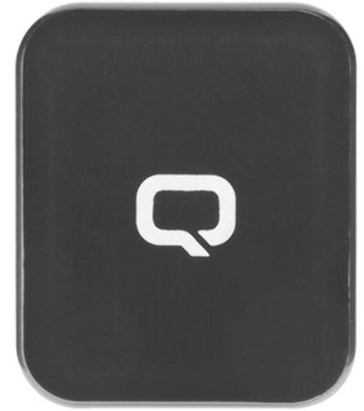 Автомобильный держатель для смартфонов Qumo MagFix, с креплением на решетку воздуховода и на панель (в комплекте), черный