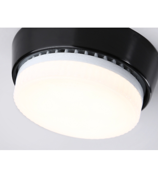 Светильник накладной G10189 BK черный GX53 max 12W D90*20