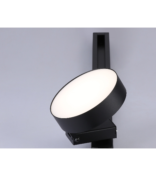 Трековый однофазный светодиодный светильник Ambrella light GL6839 BK черный LED 15W 3000K D115*80