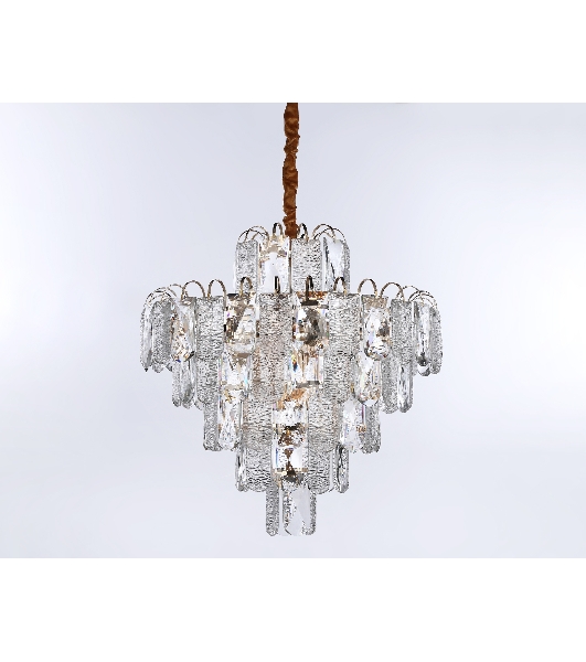 Светильник Ambrella light TR5233/12 SGD/CL/FR золото/прозрачный/белый матовый E27*12 max 40W D600*610