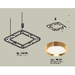Светильник Ambrella light XB9182102/8 SBK/PYG черный песок/золото желтое полированное GX53 (C9182, N8124), фото4