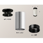 Светильник Ambrella Light XS6325101 PSL/PBK/SBK серебро полированное/черный полированный/черный песок MR16 GU5.3, фото 1