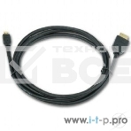 Кабель Cablexpert HDMI-micro HDMI CC-HDMID-6, 19M/19M, v2.0, медь, позол.разъемы, экран, 1.8м, черный, пакет, фото5