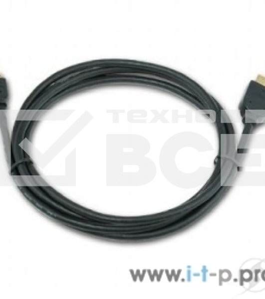 Кабель Cablexpert HDMI-micro HDMI CC-HDMID-6, 19M/19M, v2.0, медь, позол.разъемы, экран, 1.8м, черный, пакет