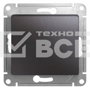 Механизм выключателя 1-кл. СП Glossa сх. 1 10А IP20 10AX графит SchE GSL001311