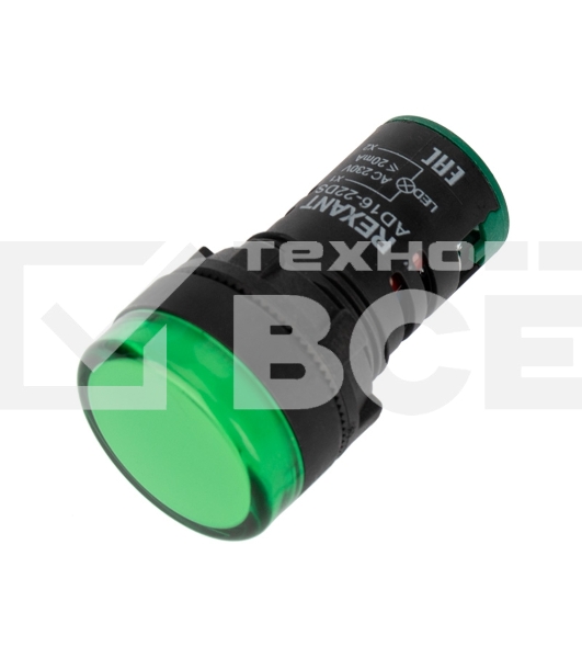 Матрица светодиодная AD22-230 В зеленая Rexant
