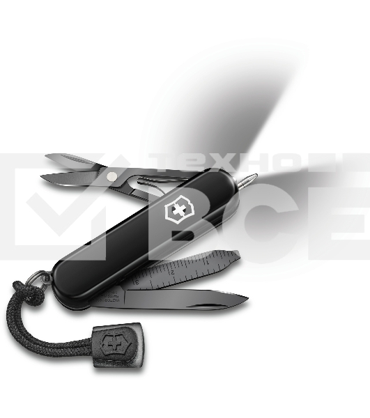 Нож перочинный Victorinox Signature Lite Onyx Black (0.6226.31P) 58мм 8 функций черный подар.коробка