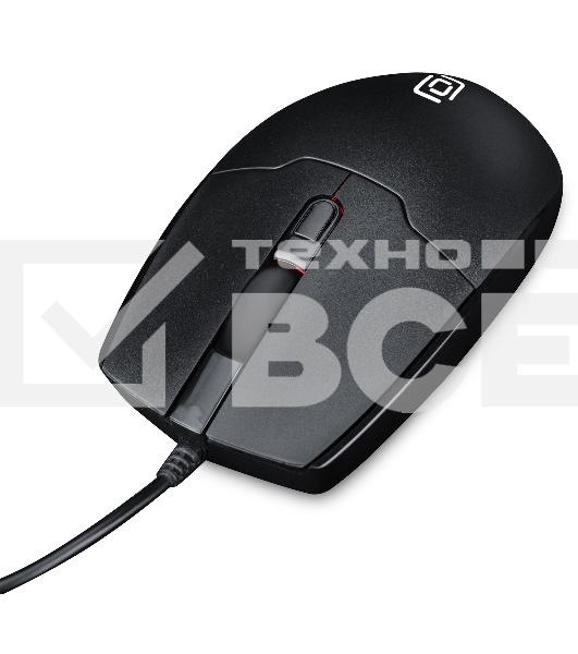 Мышь проводная Oklick 147M черный, 1600 dpi, PS/2, кнопки - 3