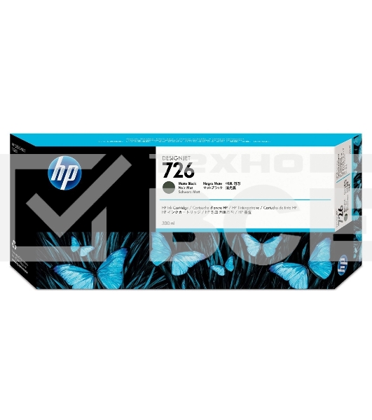 Картридж струйный HP 726 CH575A черный матовый для HP DJ (300мл)
