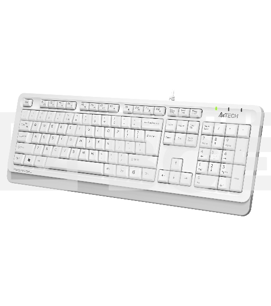 Клавиатура A4Tech Fstyler FKS10 проводная, USB, белый/серый
