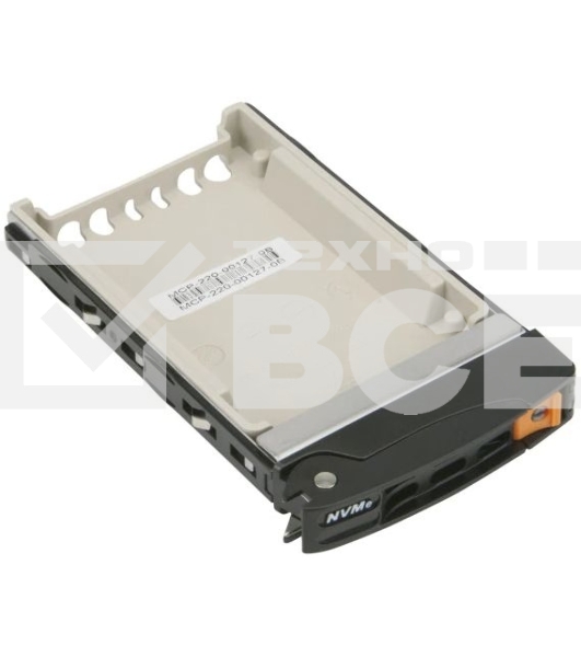 Корзина Supermicro MCP-220-00127-0B Black Gen-3 2.5 NVMe Drive Tray, Orange Tab with Lock